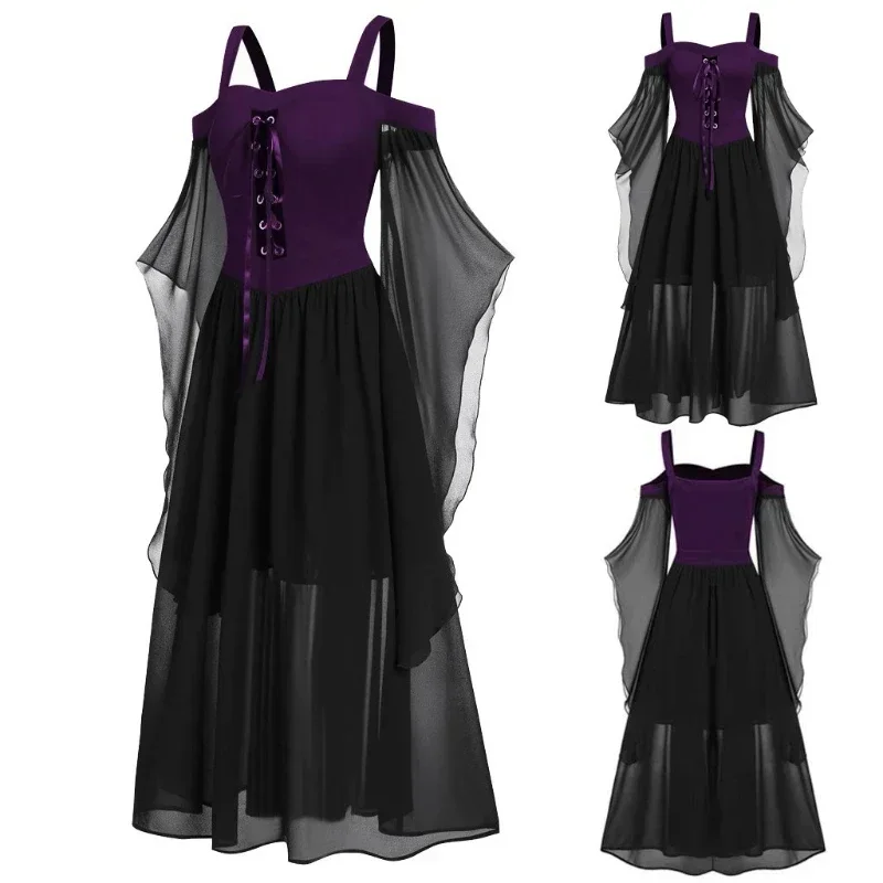 Medieval Renaissance Dress Women - Nuevo vestido de bruja Medieval para