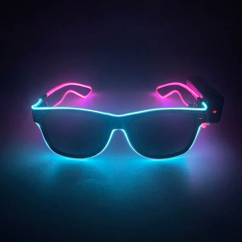 Glow In The Dark Party Glasses - Nuevas gafas luminosas LED inalámbricas con