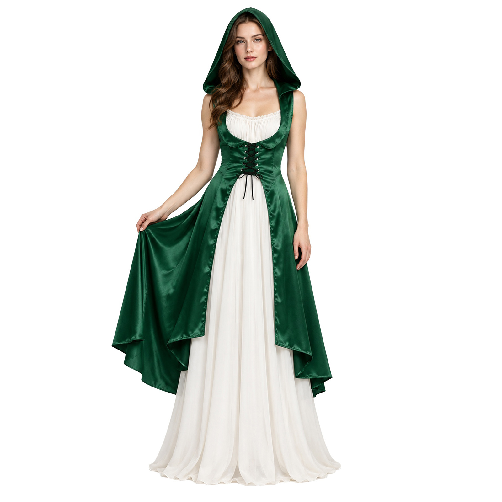 Vestido medieval renacentista  - Medieval Renaissance Dress Women reseña y precio