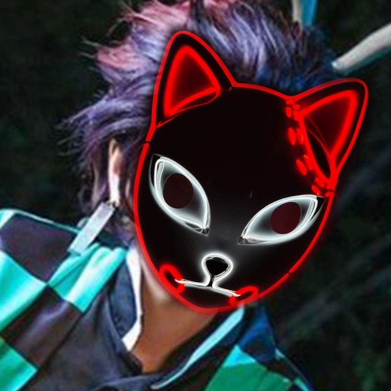 Máscara de zorro demonio de an - Led Purge Mask Halloween reseña y precio