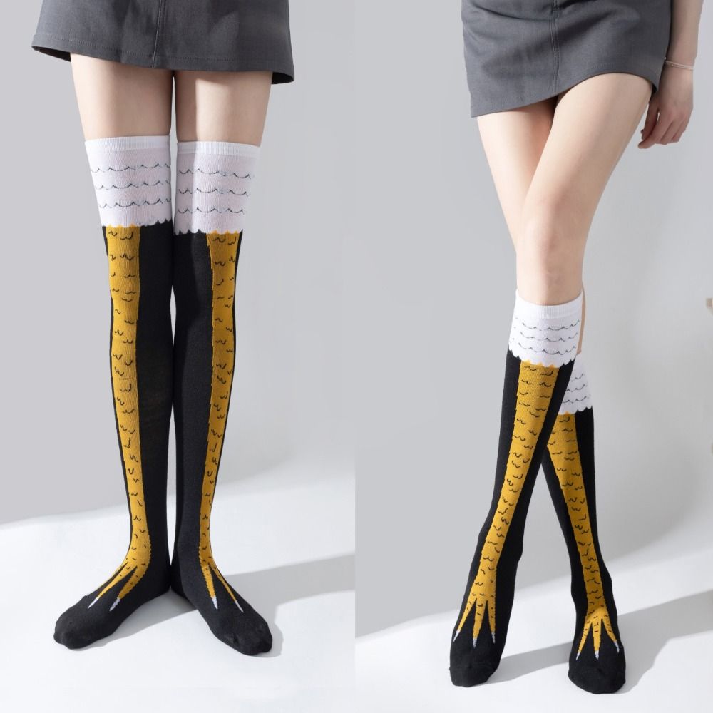 Calcetines largos de algodón c - Funny Chicken Leg Socks reseña y precio
