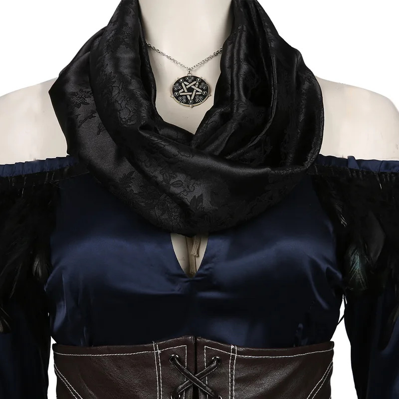 Yennefer-Disfraz de fantasía p - Medieval Renaissance Dress Women reseña y precio