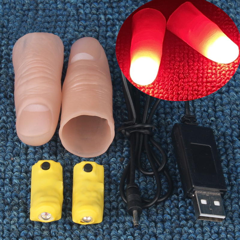 Juego de pares de luces profes - Thumb Tip Magic Trick Set reseña y precio