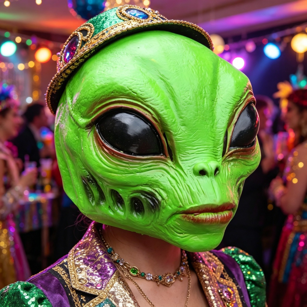 Máscara de alienígena para Hal - Latex Alien Mask Realistic reseña y precio