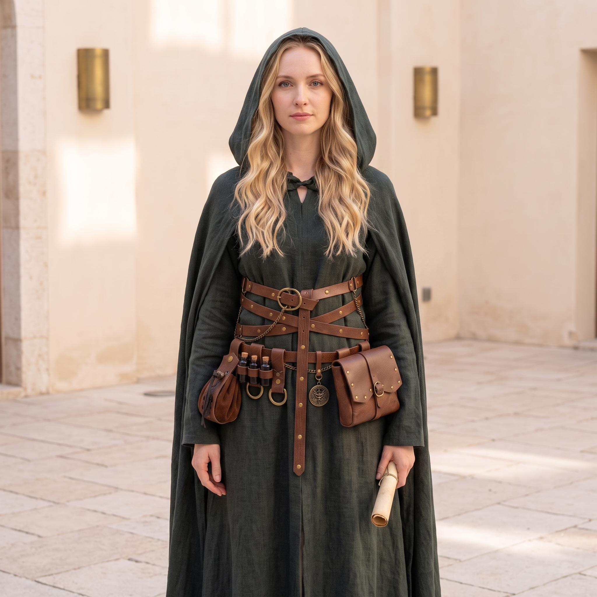 Cinturón de cadena medieval, a - Costumes reseña y precio